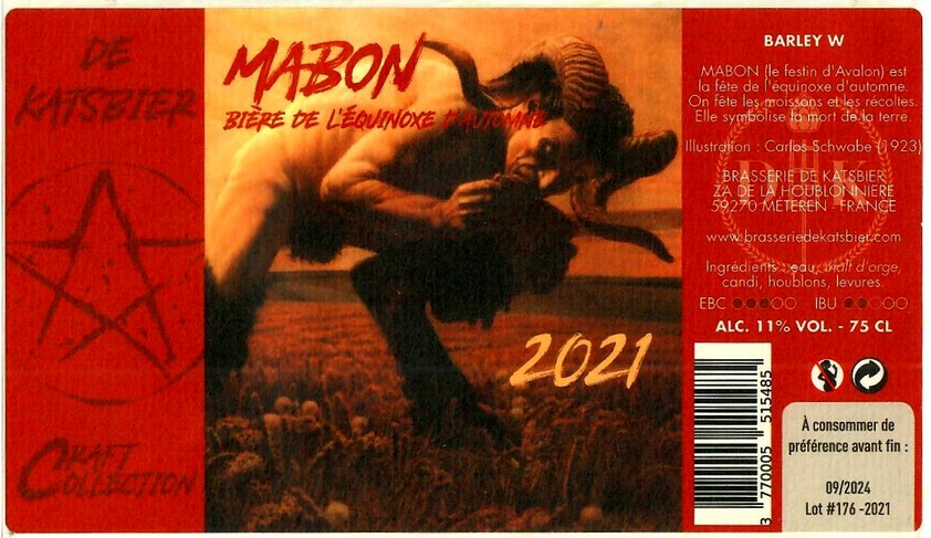 Etiquette BRASSERIE DE KATSBIER 72