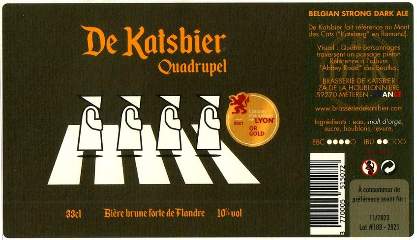 Etiquette BRASSERIE DE KATSBIER 74