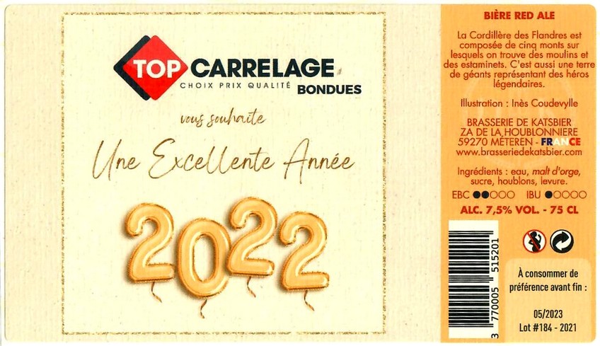 Etiquette BRASSERIE DE KATSBIER 75