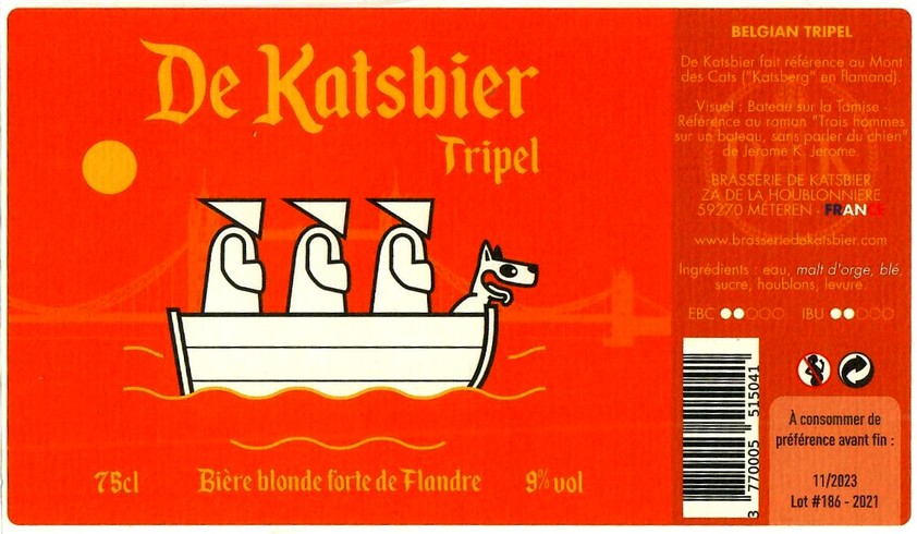 Etiquette BRASSERIE DE KATSBIER 82
