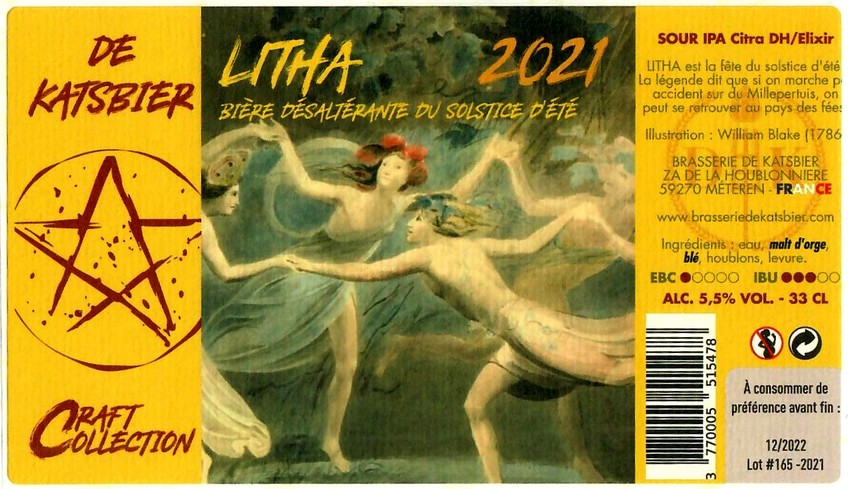 Etiquette BRASSERIE DE KATSBIER 88