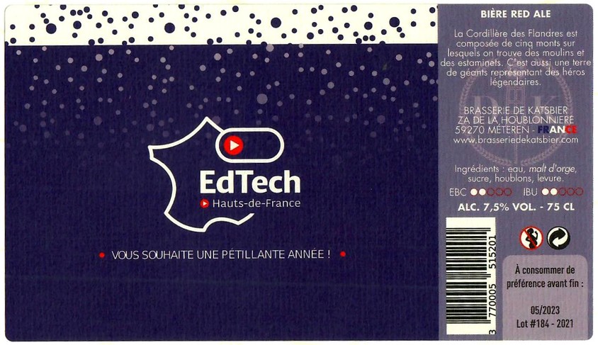 Etiquette BRASSERIE DE KATSBIER 90