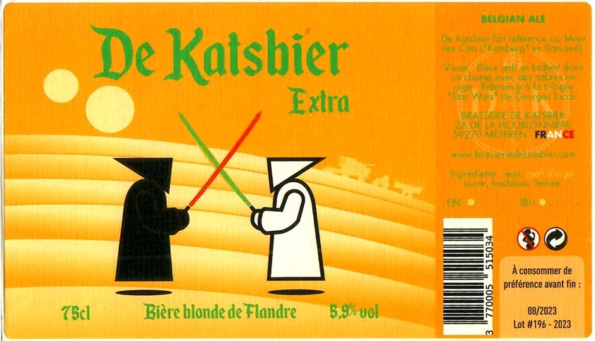 Etiquette BRASSERIE DE KATSBIER 91