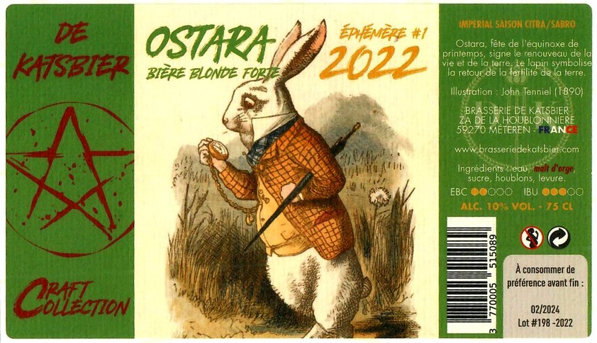 Etiquette BRASSERIE DE KATSBIER 93