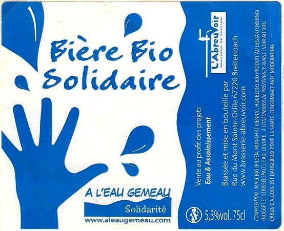 etiquette BRASSERIE L'ABREUVOIR 07