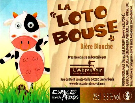 etiquette BRASSERIE L'ABREUVOIR 10