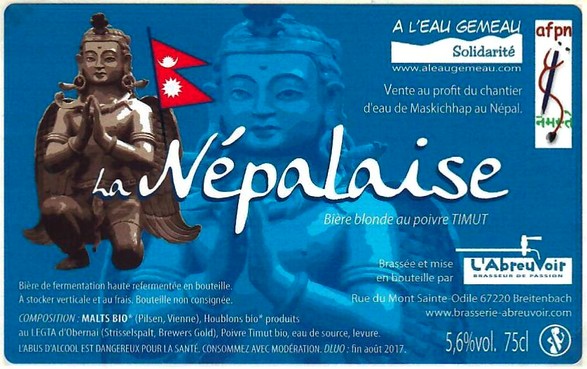 etiquette BRASSERIE L'ABREUVOIR 15