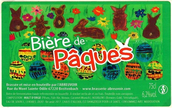 etiquette BRASSERIE L'ABREUVOIR 17