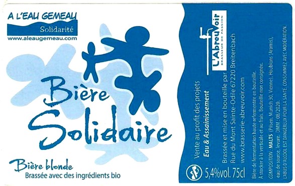 etiquette BRASSERIE L'ABREUVOIR 26