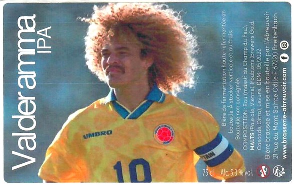 Etiquette BRASSERIE L'ABREUVOIR 30