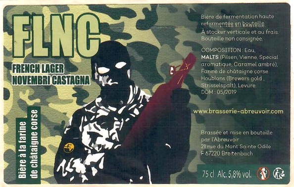 Etiquette BRASSERIE L'ABREUVOIR 35