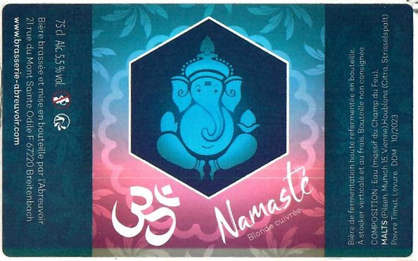 Etiquette BRASSERIE DE L'ABREUVOIR 37