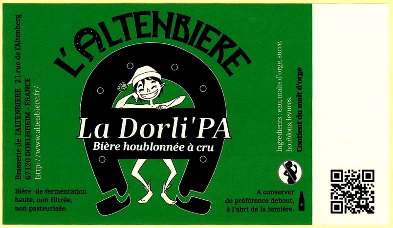 etiquette BRASSERIE L'ALTENBIERE 01