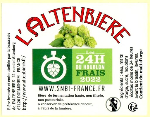 Etiquette BRASSERIE DE L'ALTENBIERE 13