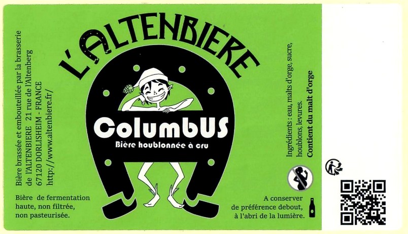 Etiquette BRASSERIE DE L'ALTENBIERE 14
