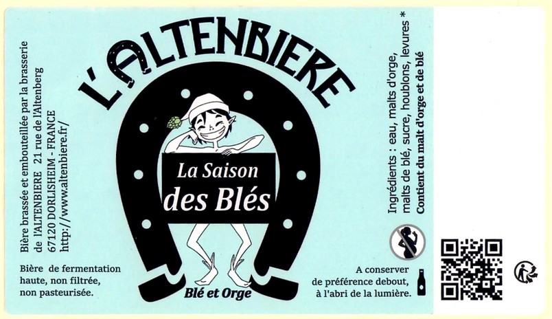 Etiquette BRASSERIE DE L'ALTENBIERE 16
