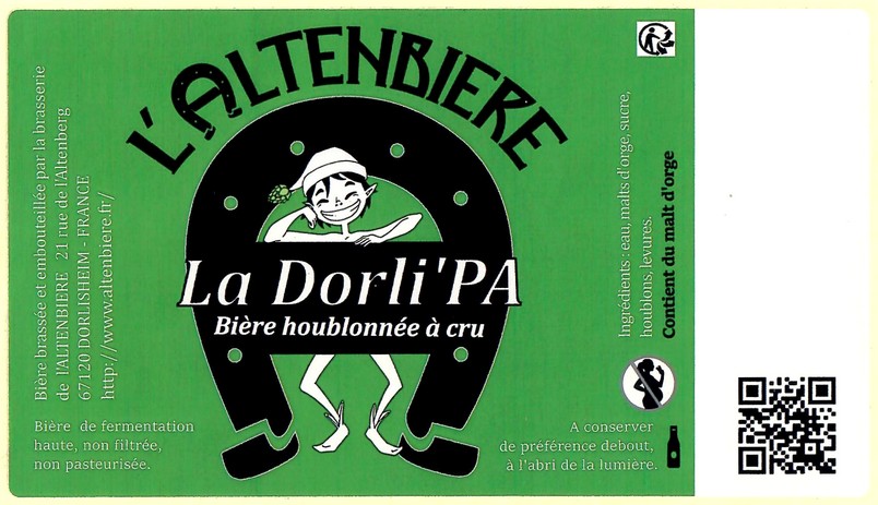 Etiquette BRASSERIE DE L'ALTENBIERE 19