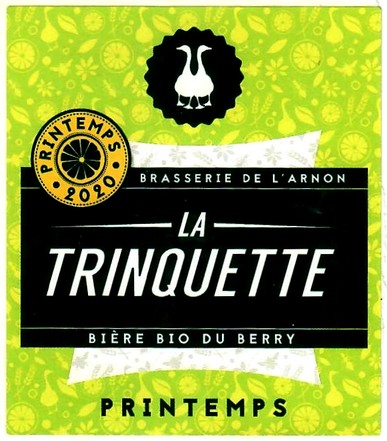 etiquette BRASSERIE DE L'ARNON 07