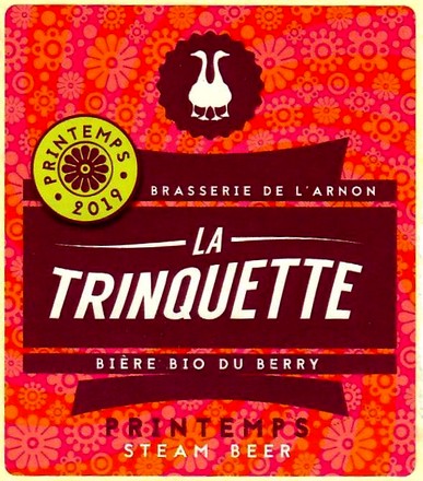 etiquette BRASSERIE DE L'ARNON 09