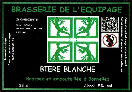 Etiquette BRASSERIE DE L'EQUIPAGE 10