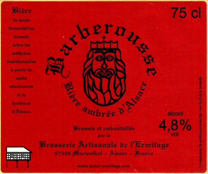 etiquette BRASSERIE DE L'ERMITAGE 02