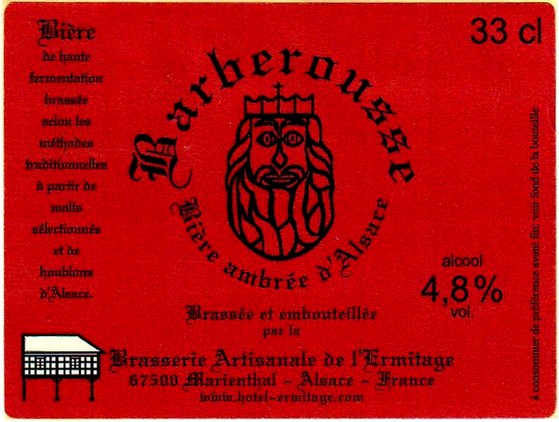 etiquette BRASSERIE DE L'ERMITAGE 05