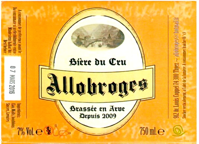 Etiquette BRASSERIE DE L'ESCARGOT 07