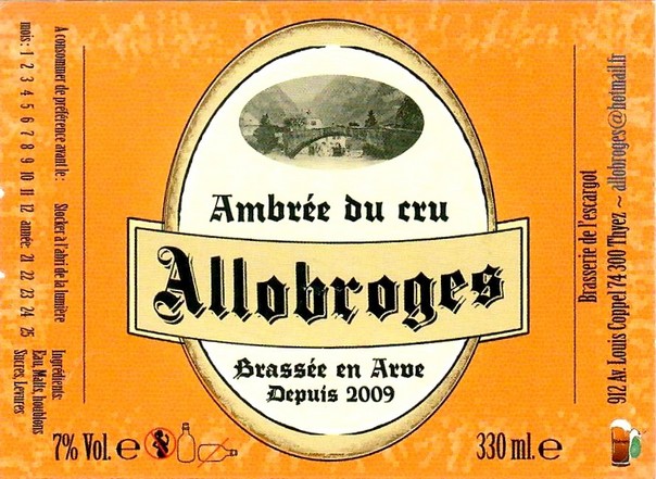 Etiquette BRASSERIE DE L'ESCARGOT 10