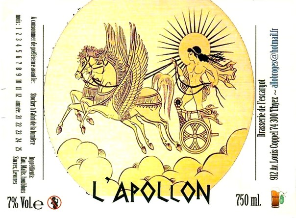 Etiquette BRASSERIE DE L'ESCARGOT 13