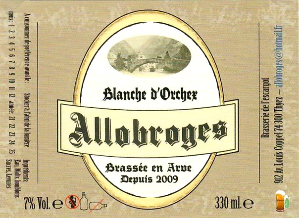 Etiquette BRASSERIE DE L'ESCARGOT 16