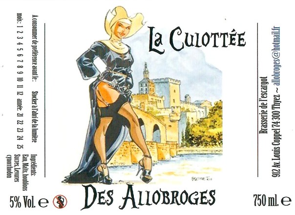 Etiquette BRASSERIE DE L'ESCARGOT 22