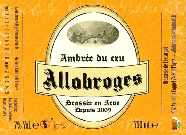 Etiquette BRASSERIE DE L'ESCARGOT 24