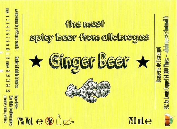 Etiquette BRASSERIE DE L'ESCARGOT 26