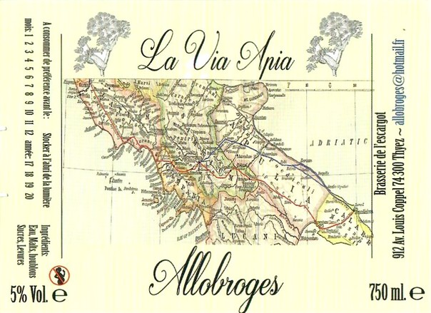 Etiquette BRASSERIE DE L'ESCARGOT 31