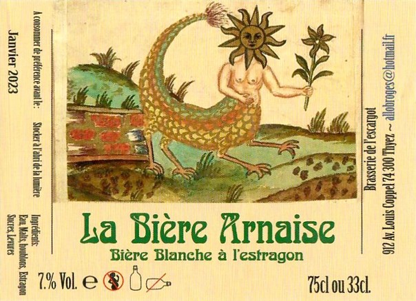 Etiquette BRASSERIE DE L'ESCARGOT 34