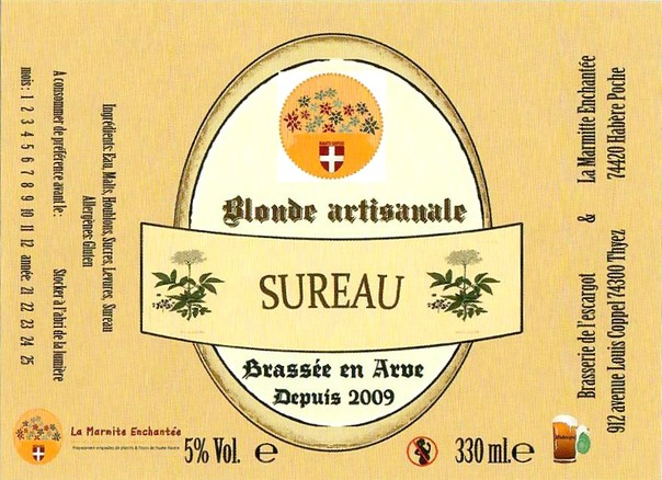 Etiquette BRASSERIE DE L'ESCARGOT 42