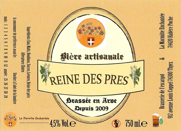 Etiquette BRASSERIE DE L'ESCARGOT 50