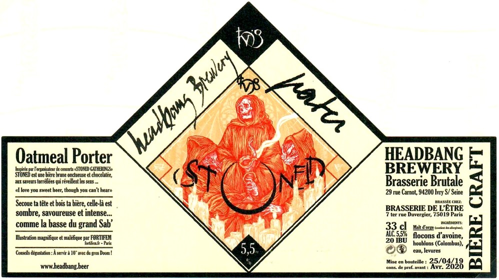 Etiquette BRASSERIE DE L'ETRE 36