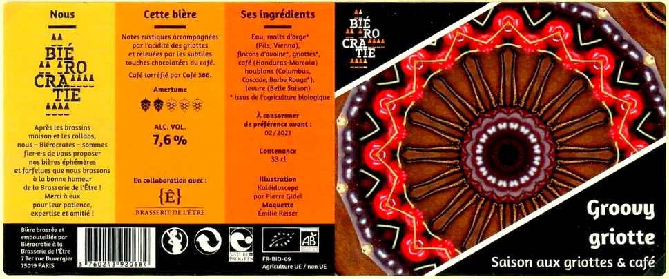 Etiquette BRASSERIE DE L'ETRE 37