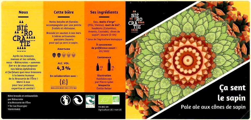 Etiquette BRASSERIE DE L'ETRE 49