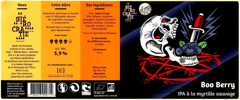 Etiquette BRASSERIE DE L'ETRE 50