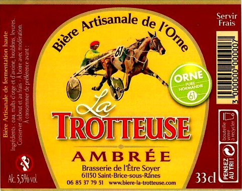 etiquette BRASSERIE DE L'ETRE SOYER 01