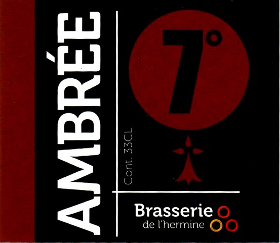 etiquette BRASSERIE DE L'HERMINE 11