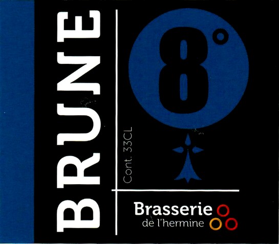 etiquette BRASSERIE DE L'HERMINE 14