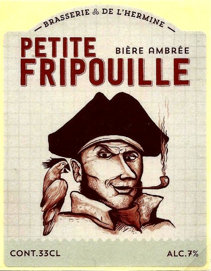 Etiquette BRASSERIE DE L'HERMINE MORBIHAN 03