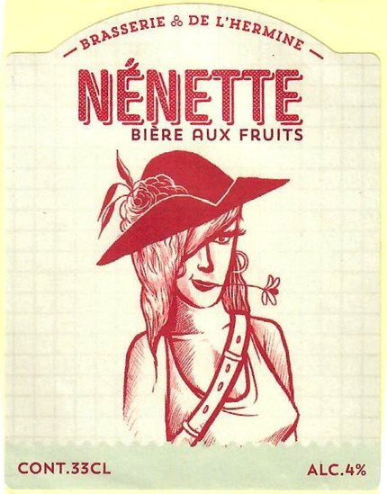 Etiquette BRASSERIE DE L'HERMINE MORBIHAN 05