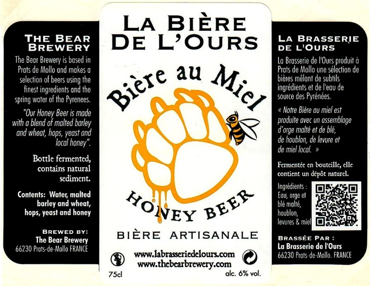etiquette BRASSERIE DE L'OURS 04