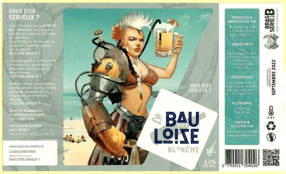 Etiquette BRASSERIE DE LA B 03