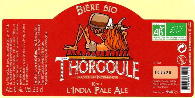 etiquette BRASSERIE DE LA BAIE 38