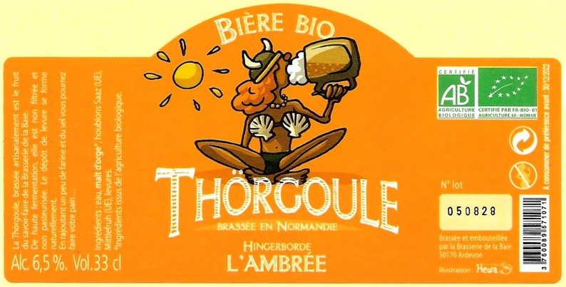 etiquette BRASSERIE DE LA BAIE 39